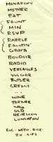 [Set List 12/07/96]